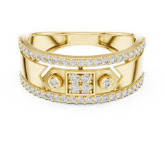 Chevron Rivet Band