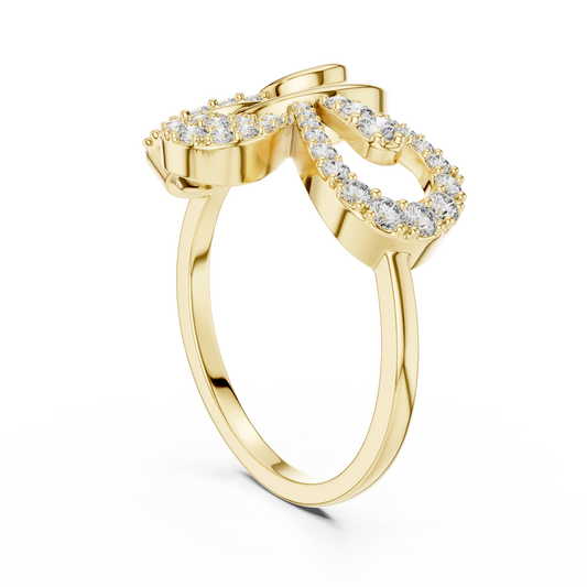 Lustre Spiral Bloom Ring