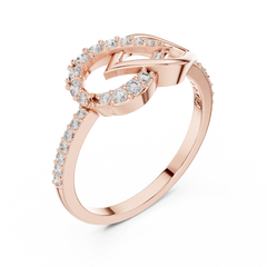 Lustre Marquise Leaf Ring