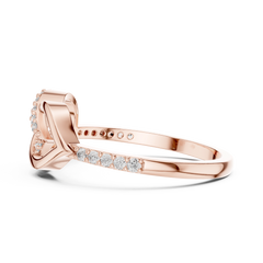 Lustre Marquise Leaf Ring