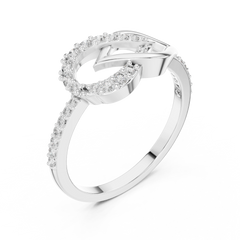 Lustre Marquise Leaf Ring