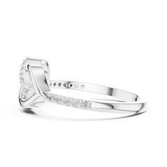 Lustre Marquise Leaf Ring