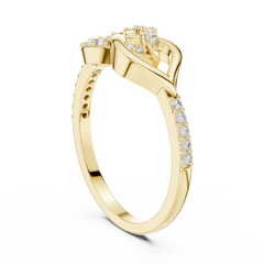 Lustre Marquise Leaf Ring