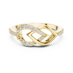 Lustre Marquise Leaf Ring