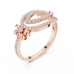 Spiral Flora Ring