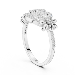 Spiral Flora Ring
