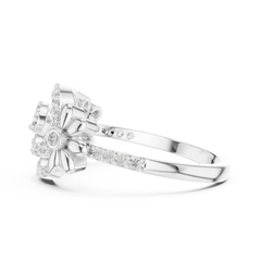 Spiral Flora Ring