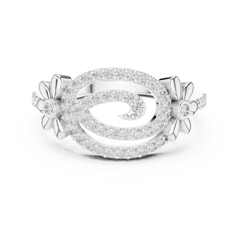 Spiral Flora Ring