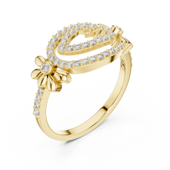 Spiral Flora Ring