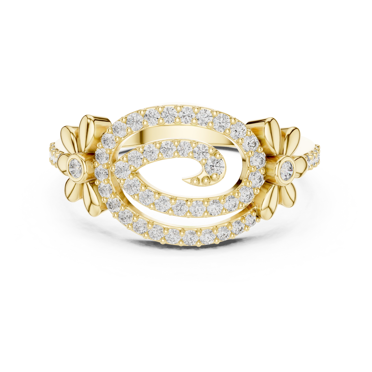 Spiral Flora Ring