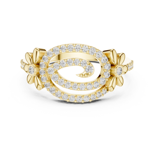 Spiral Flora Ring