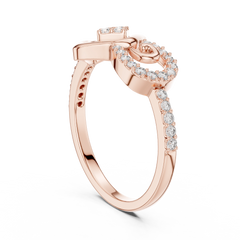 Nexus Spiral Frame Ring