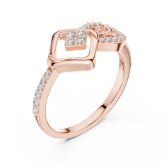 Nexus Spiral Frame Ring