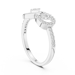 Nexus Spiral Frame Ring