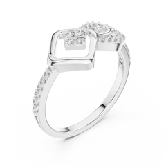 Nexus Spiral Frame Ring