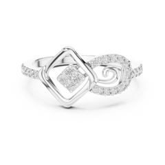 Nexus Spiral Frame Ring