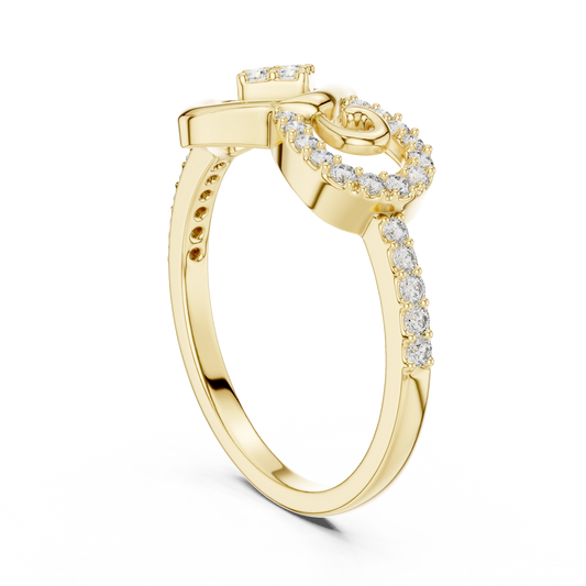 Nexus Spiral Frame Ring