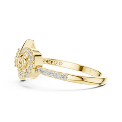 Nexus Spiral Frame Ring