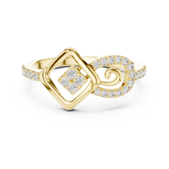 Nexus Spiral Frame Ring