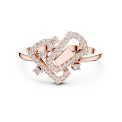 Nexus Deco Heart Ring