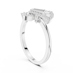 Nexus Deco Heart Ring
