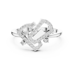 Nexus Deco Heart Ring