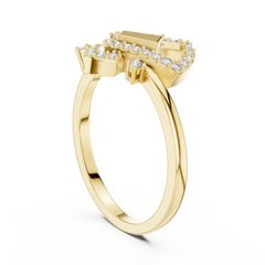 Nexus Deco Heart Ring
