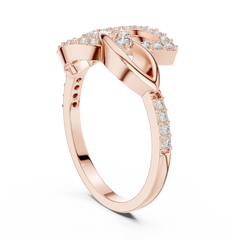 Lustre Marquise Bypass Ring