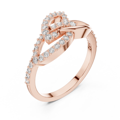 Lustre Marquise Bypass Ring
