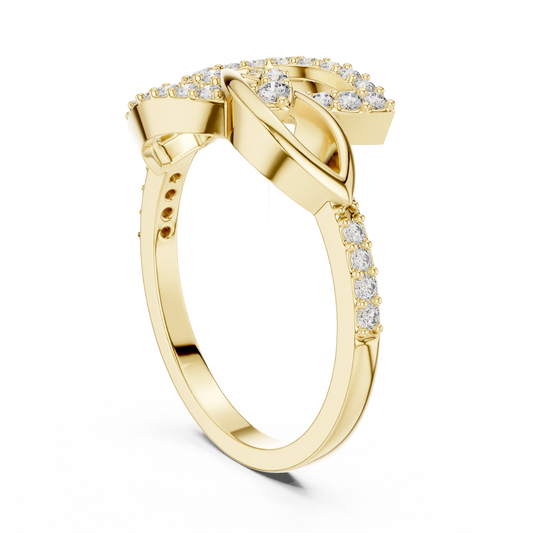 Lustre Marquise Bypass Ring