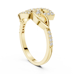 Lustre Marquise Bypass Ring