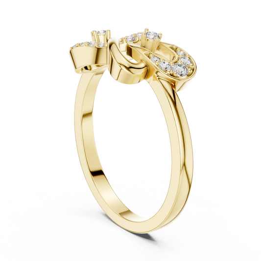 Nexus Infinity Heart Ring