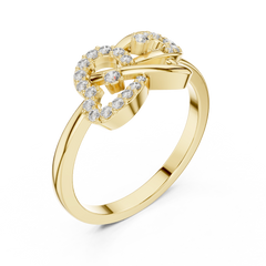 Nexus Infinity Heart Ring