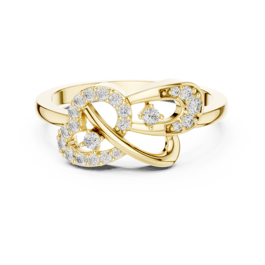 Nexus Infinity Heart Ring
