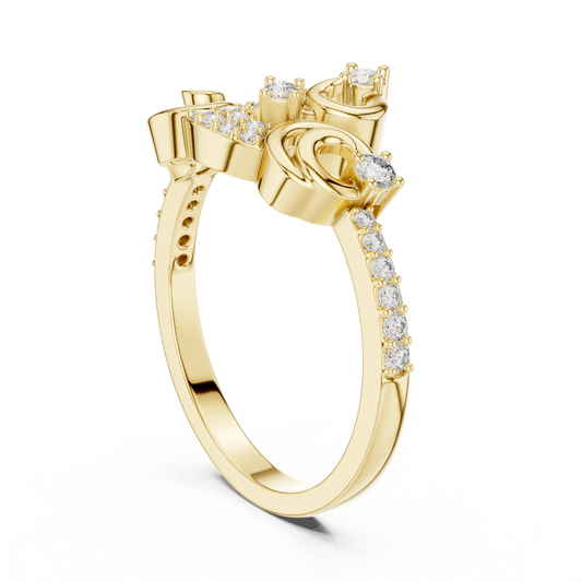 Ethereal Scroll Ring