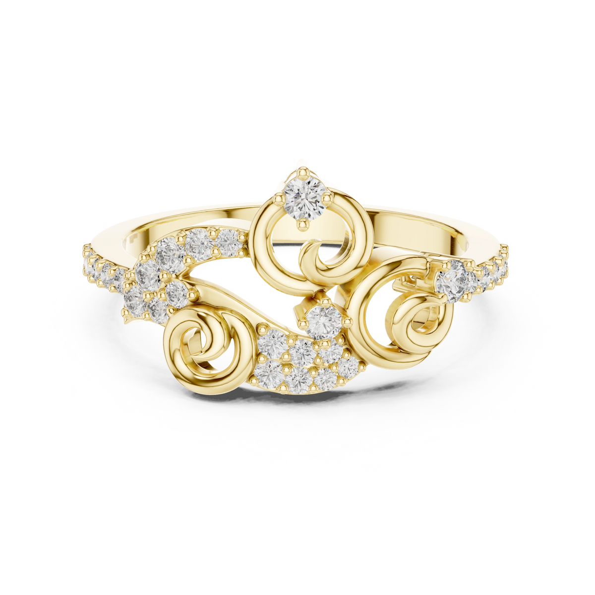 Ethereal Scroll Ring