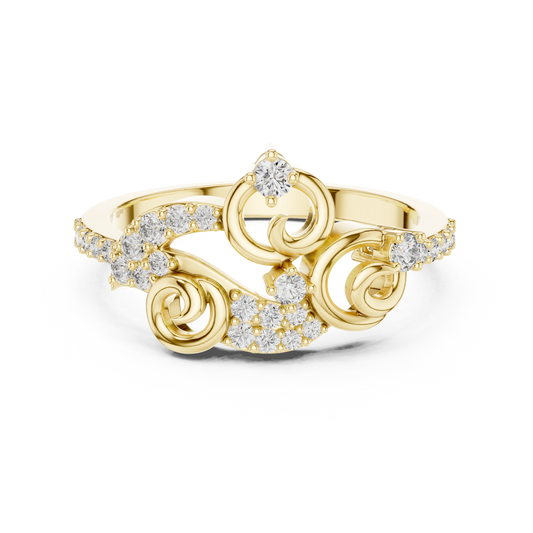 Ethereal Scroll Ring