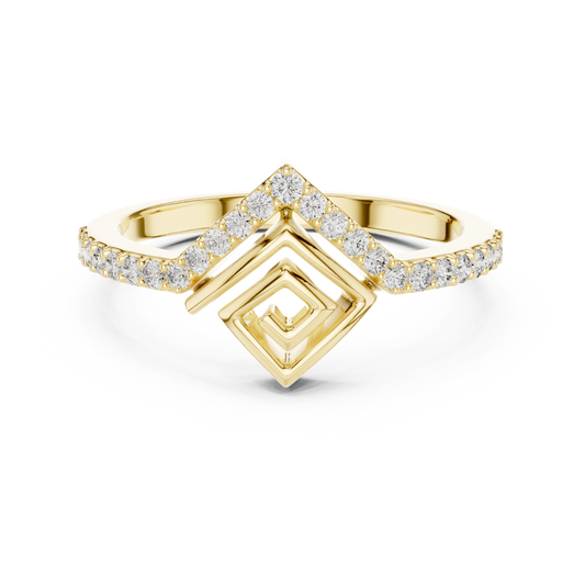 Nexus Apex Spiral Ring