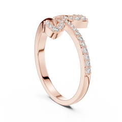 Lustre Willow Bypass Ring