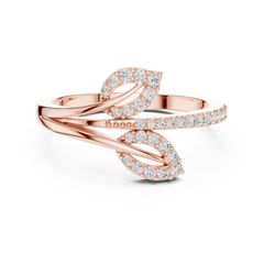 Lustre Willow Bypass Ring