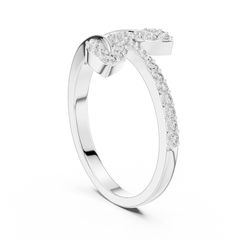 Lustre Willow Bypass Ring