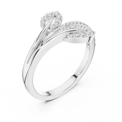 Lustre Willow Bypass Ring