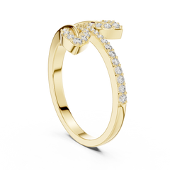 Lustre Willow Bypass Ring