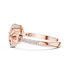 Lustre Sunburst Bow Ring