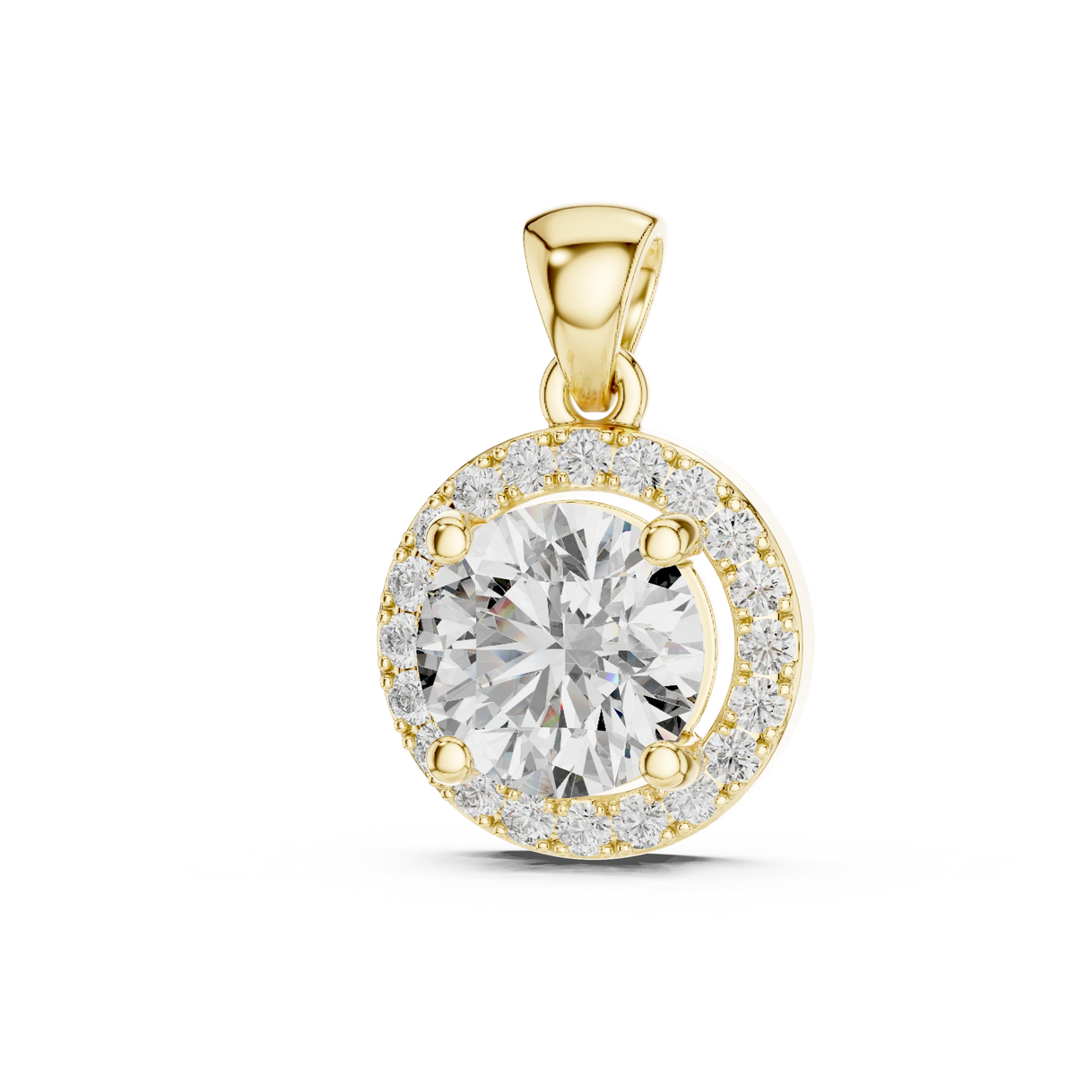 Aurevia Luminous Halo Pendant