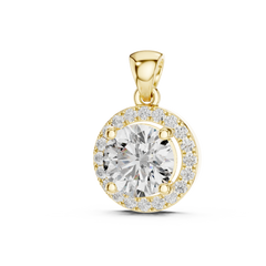 Aurevia Luminous Halo Pendant