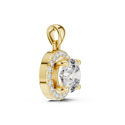 Aurevia Luminous Halo Pendant