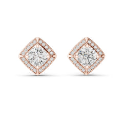 Aurevia Radiant Aura Diamond Studs