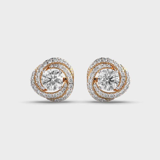 Glowing Galaxy Diamond Studs