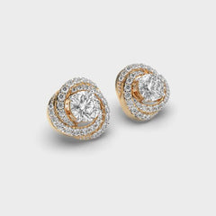 Glowing Galaxy Diamond Studs